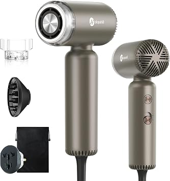 37% off: slopehill Dual Voltage Travel Hair Dryer, Lightweight Ionic Blow Dryer