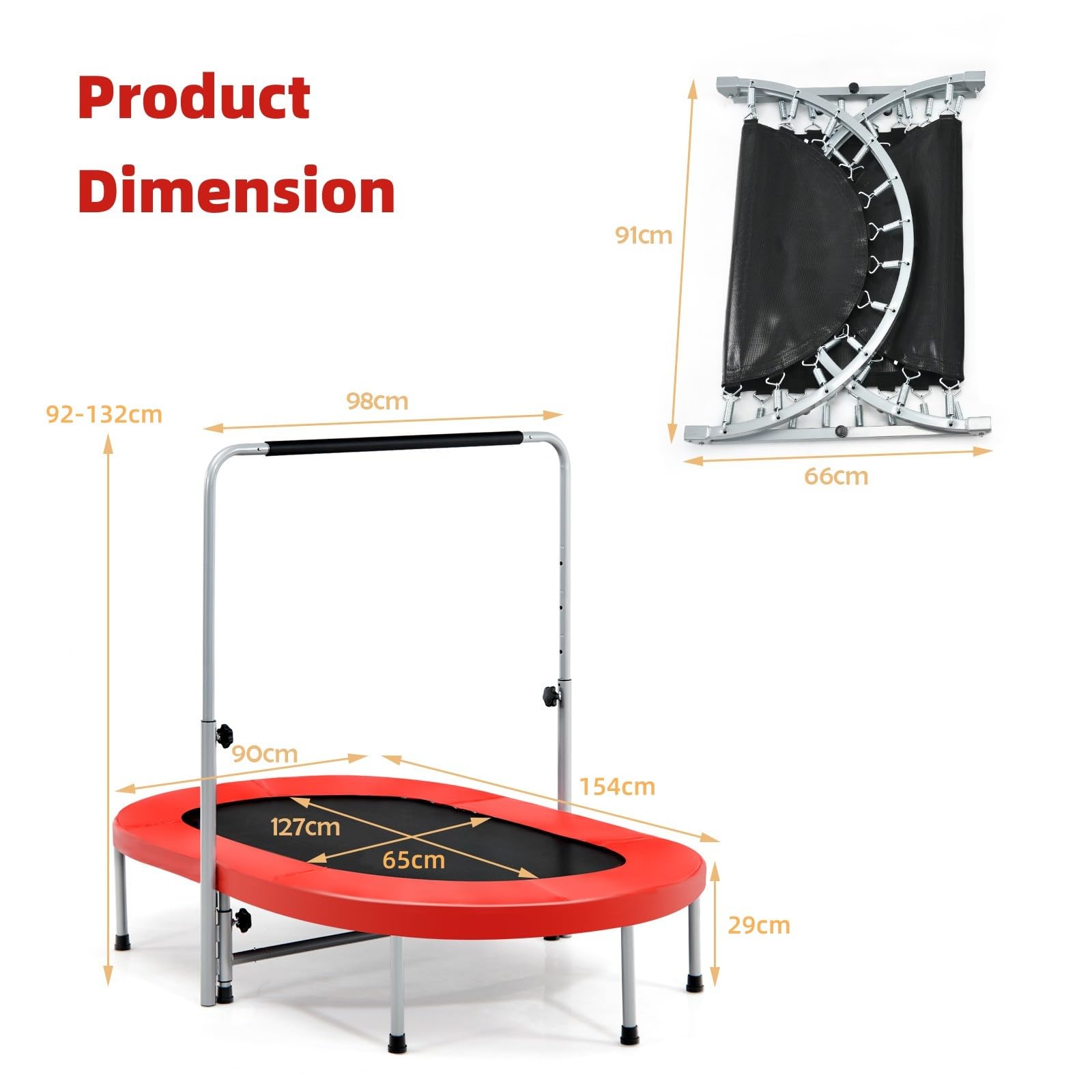 LIFEZEAL Trampolino Elastico