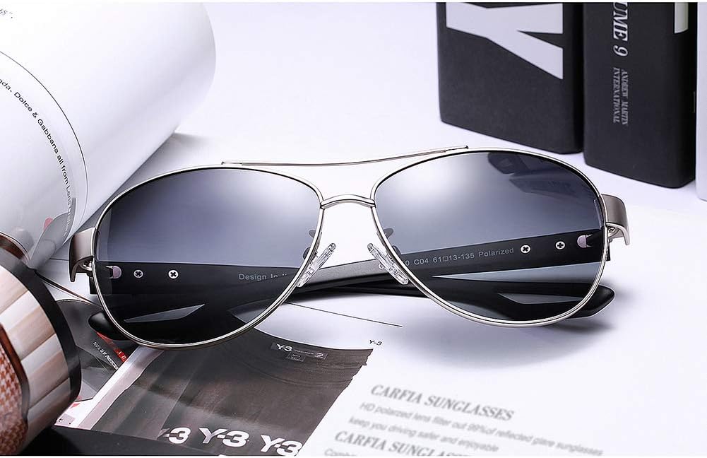 CARFIA Polarized Sunglasses for Women UV Protection Ultra-Lightweight Comfort Metal Frame Driving Glasses CA3210 - Image 2