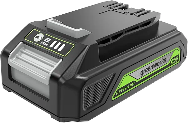 Greenworks 24V 2Ah Lithium-Ion Battery LB24A020 (Genuine Battery, 150+ Compatible Tools)