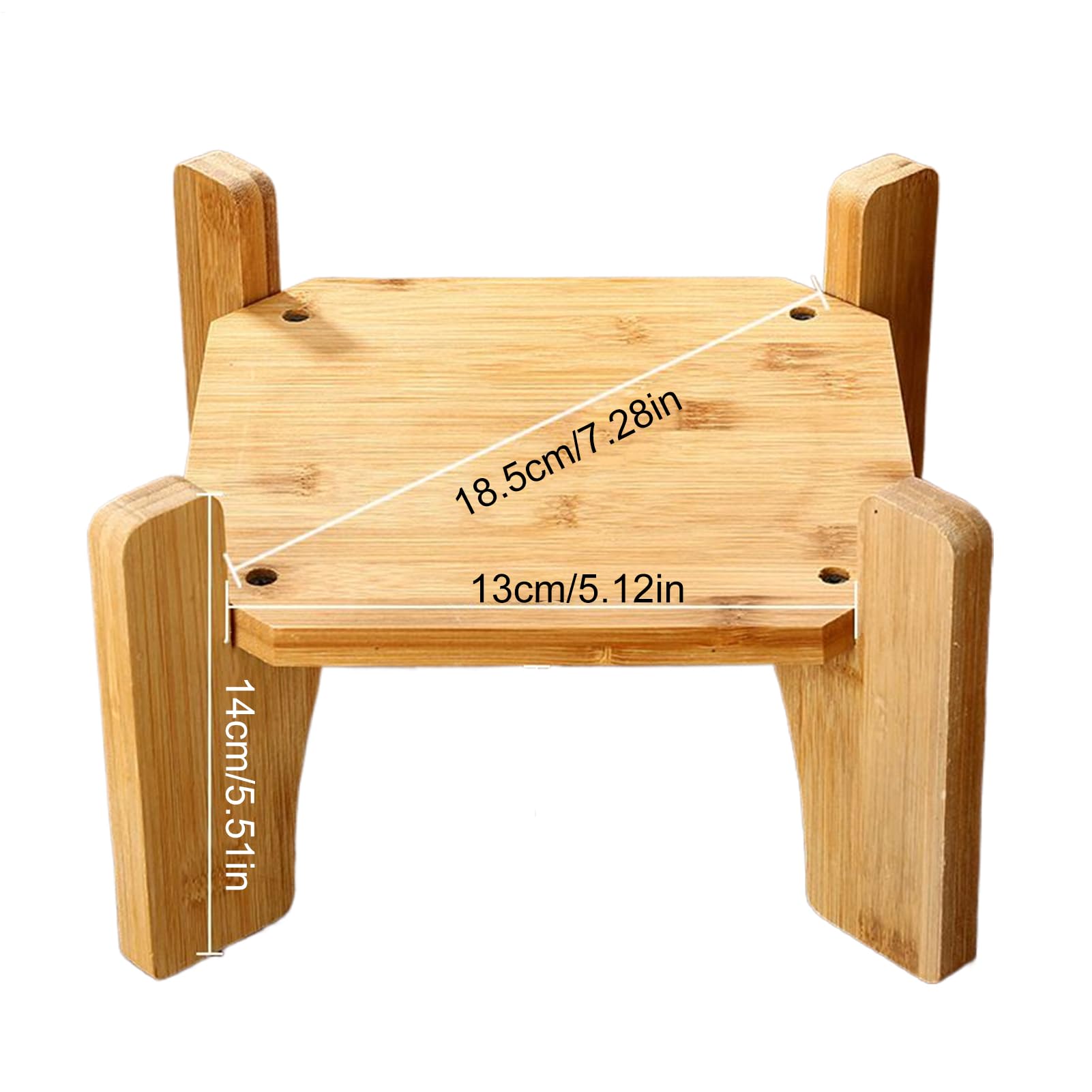 Soporte de madera para jarra de galón, base rústica para dispensador de bebidas, diámetro de 18,5 cm, estante sólido para servir, estación de sujeción elevada confiable, estructura firme