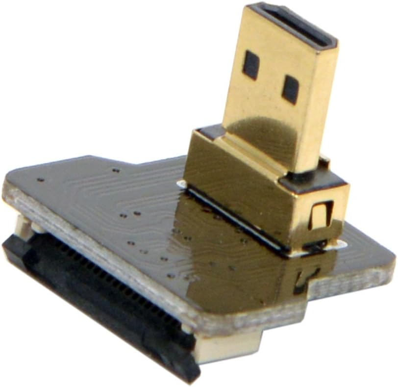 CY CYFPVHDMI Micro HDMI Type D Male Up Angled 90 Degree for FPV HDTV Multicopter Aerial Photography
