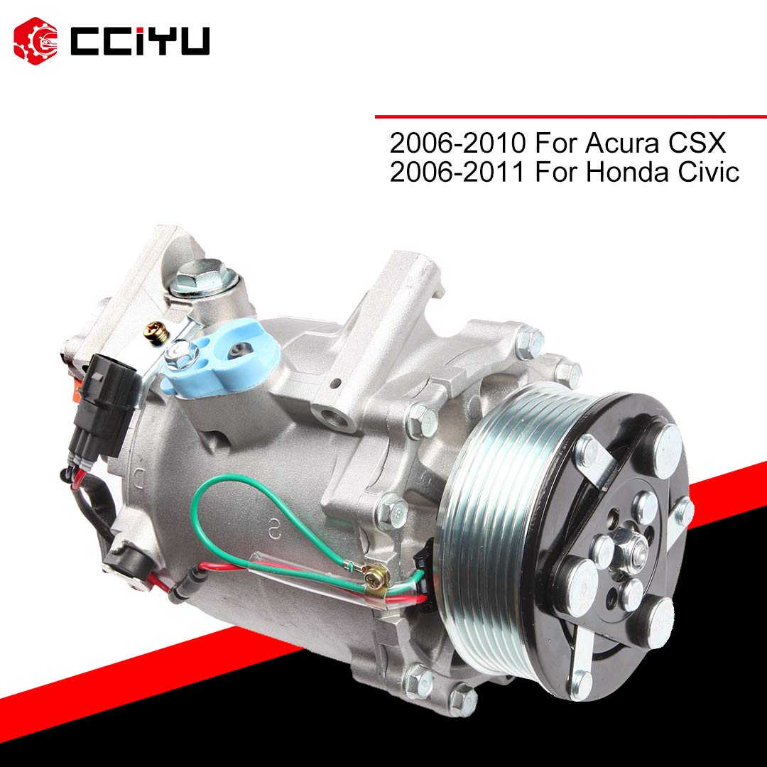 Amazon | cciyu エアコンコンプレッサー A-cura CSX H-onda Civic 2.0L