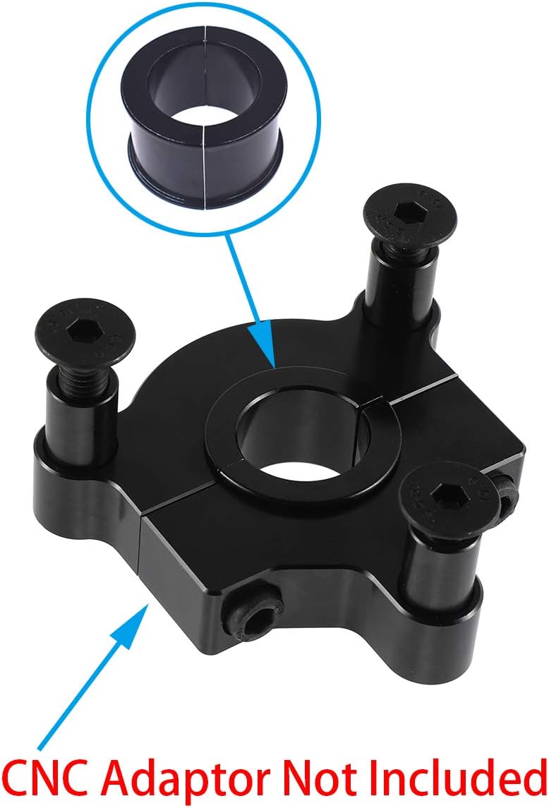 HGC 1.0" Compatible Pad For 1.5 Inch CNC Sprocket Adaptor For 1.5" Adaptor 1.5" Hub 60cc 66cc 80cc Motorized Bike (Black)