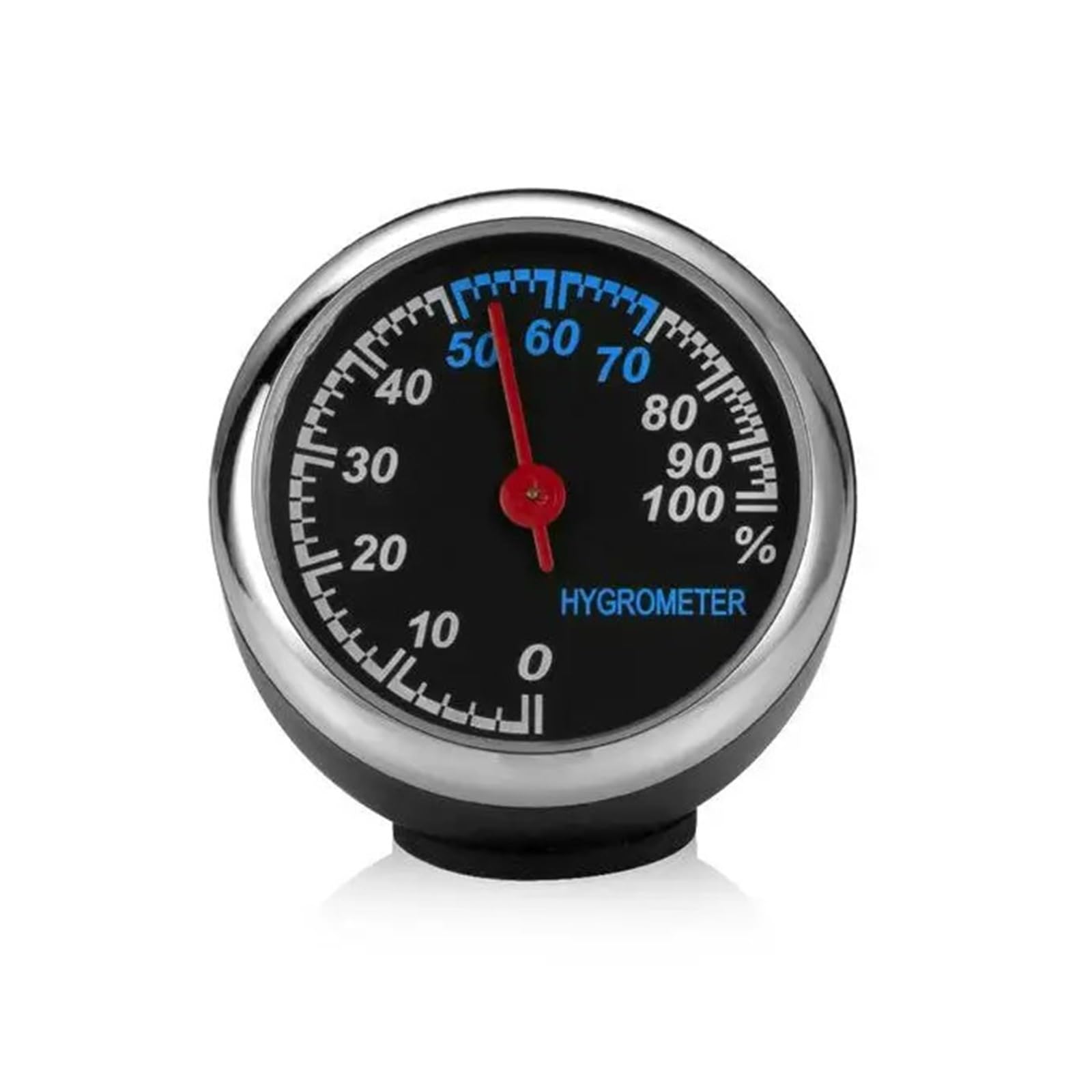 Ajuste para mini reloj digital de coche con termómetro e higrómetro, medidor de decoración interior para vehículos (5 x 4 x 4 CY20012103)