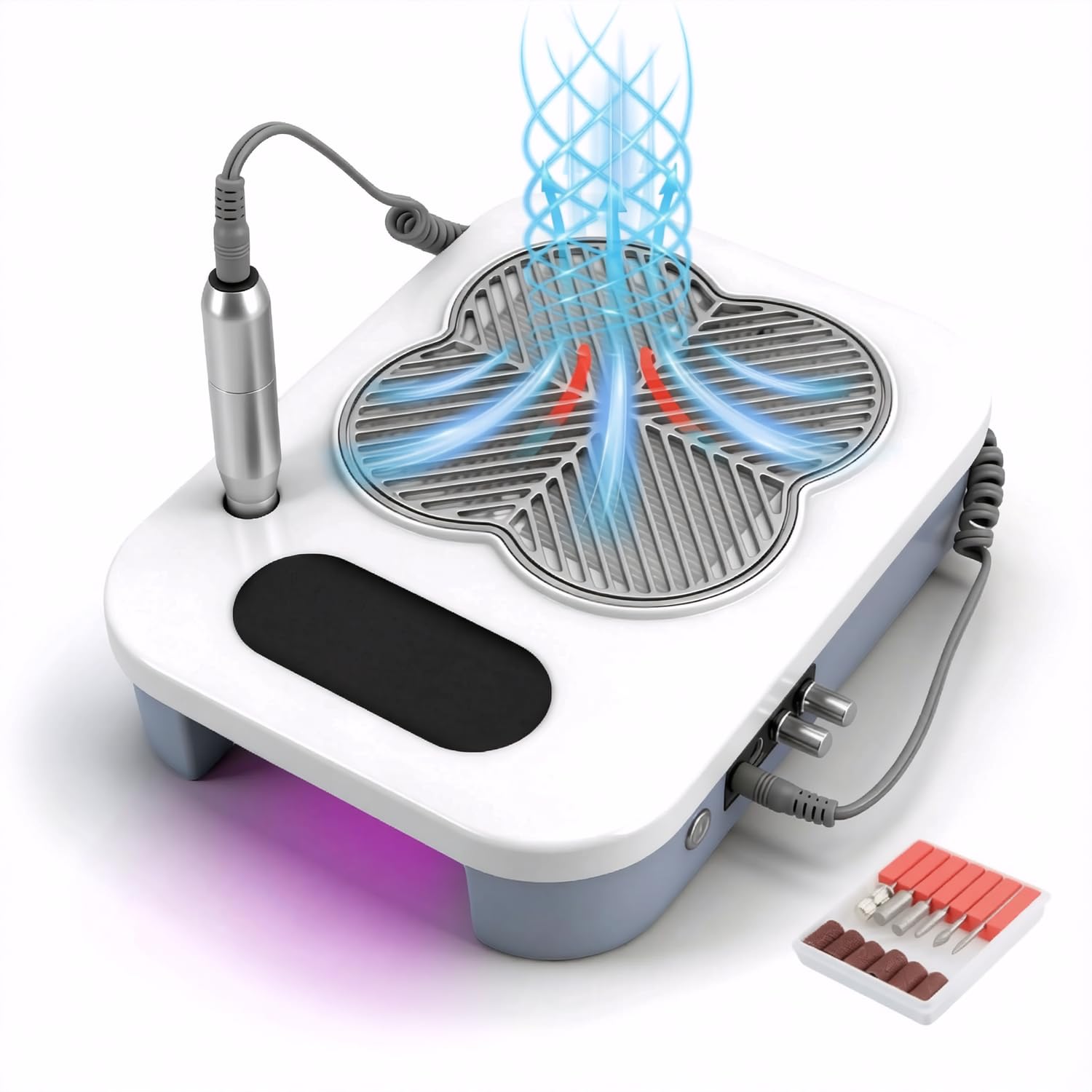 Photo 1 of Dnin 3-in-1 Nail Dust Collector, Drill & UV Lamp