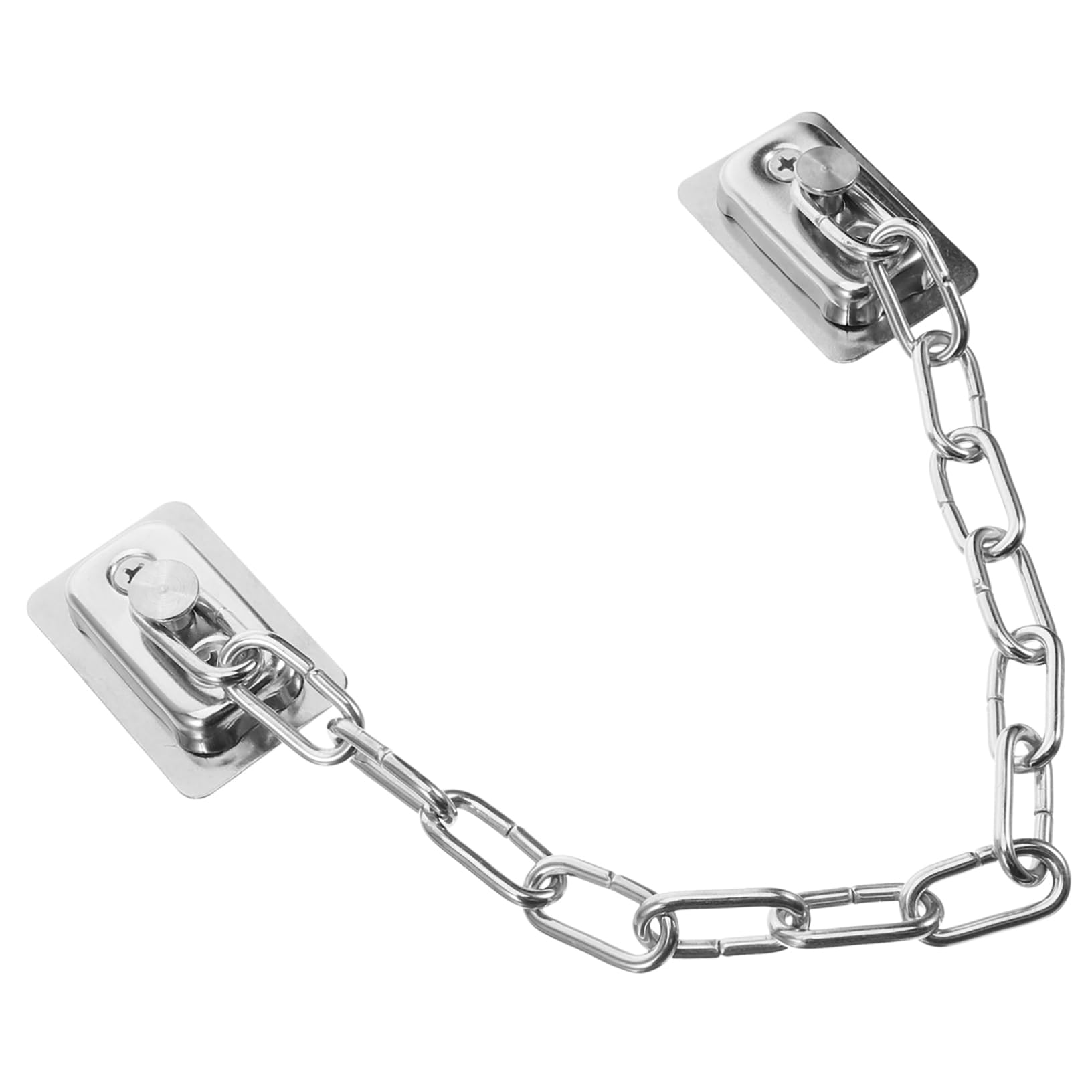 Operitacx 5 Pezzi Serratura Della Finestra Catena Acciaio Inox Serratura Della Porta Di Sicurezza Serratura a Catena Della Porta D'ingresso Serrature a Catena Per Porte Acciaio Inossidabile