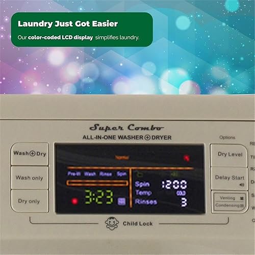 Miniatura 8 de Pinnacle 18-4400NG Super Combo LavadoraSecadora - Dorado champán