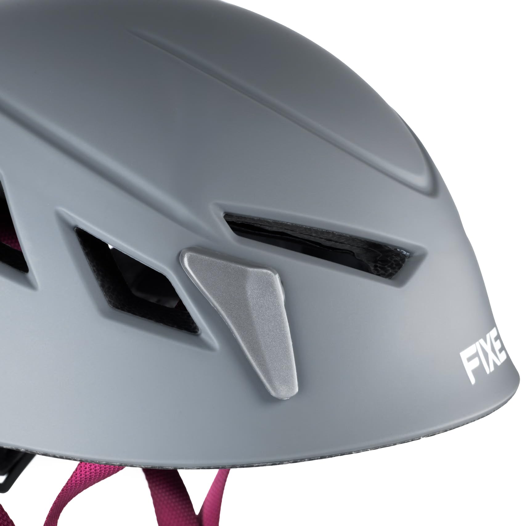 Fixe - Casco Escalada EPS Helmet - Casco Escalada Hombre y Mujer, Cascos Escalada - 55/60 cm - Policarbonato, Ajustable, Acolchado, Estradas de Aire - Certificado - Gris