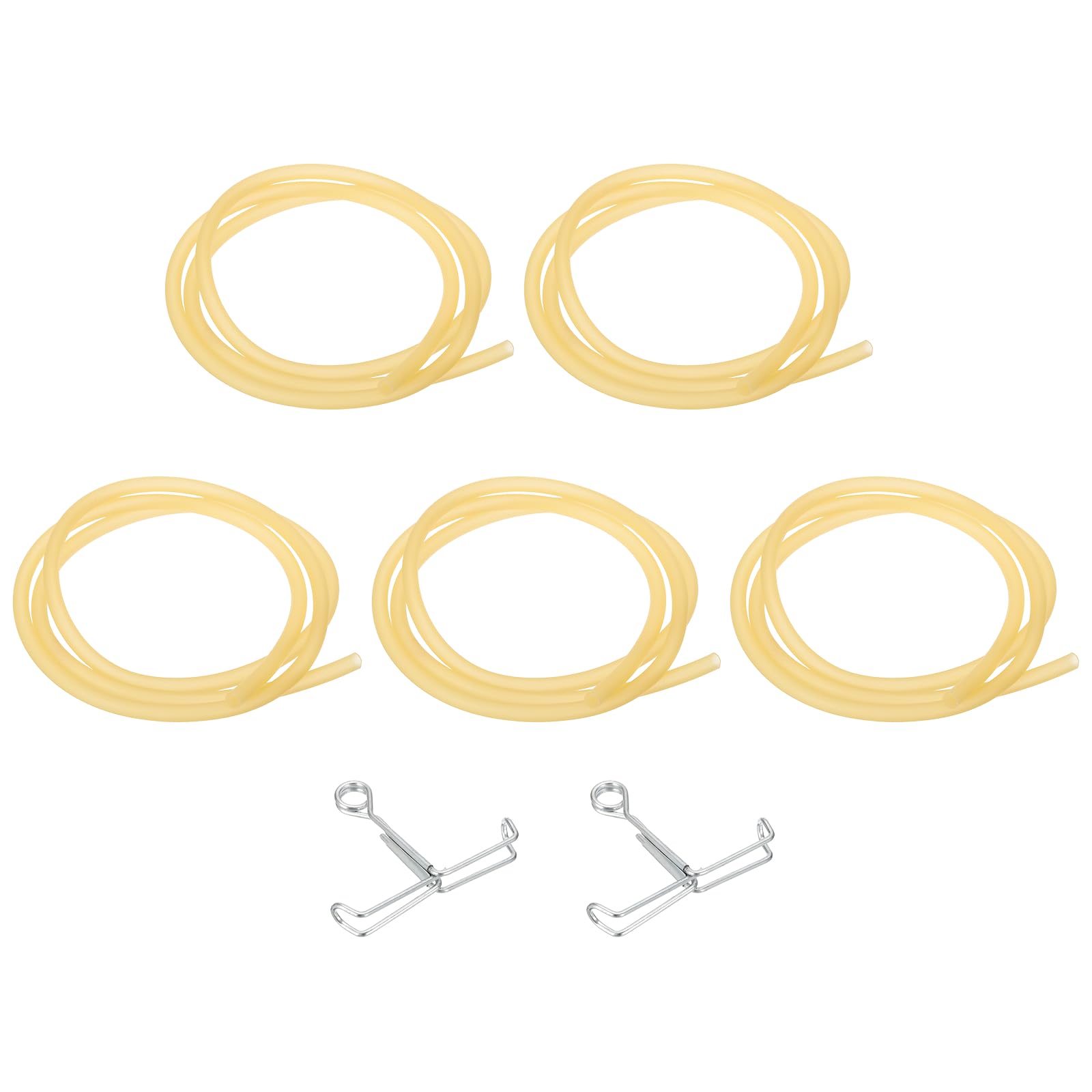 Tube transparent en vinyle PATIKIL 4x6mm avec colliers pour transferts de fluides
