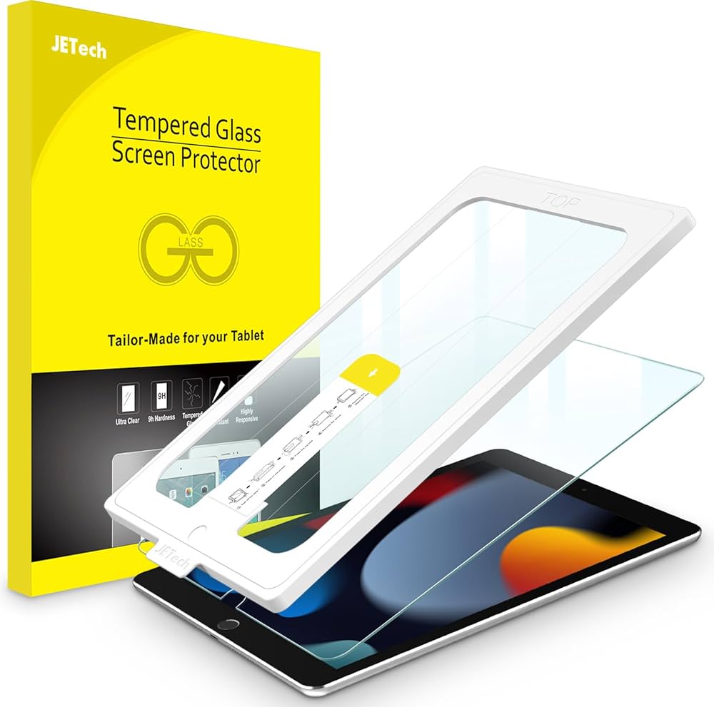 JETech iPad 10.2インチ用強化ガラス保護フィルム2枚セット Amazon.com: JETech Screen Protector for iPad (10.2-Inch