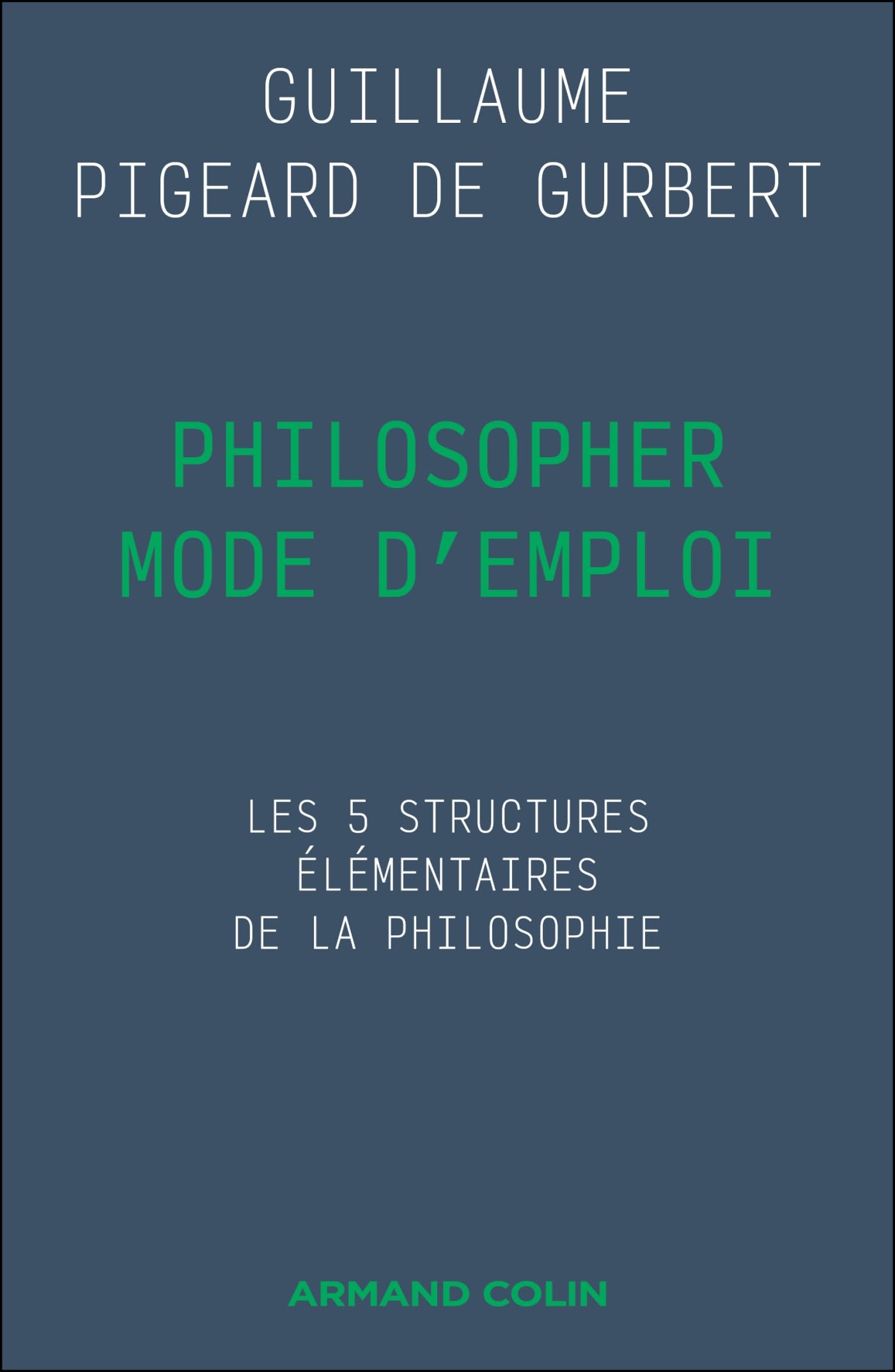 Armand Colin Livre Philosopher mode d'emploi