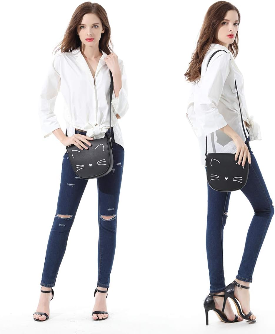 Gladdon Crossbody Bags for Teen Girls Small Fashion Preteen Purses Cat Birthday Gift for Girl - Image 3