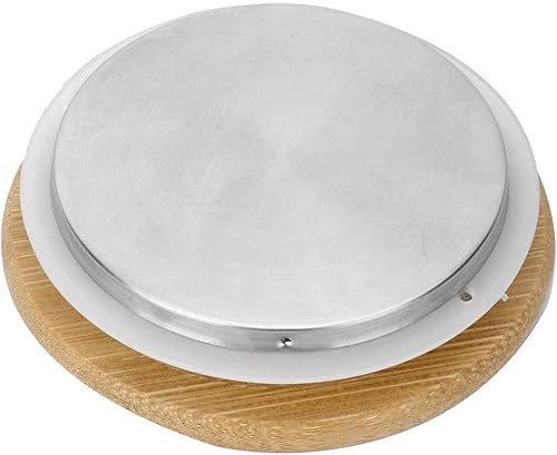 Freebily Tapas de bambú Marson para frascos de silicona con sello de silicona para tarros de conservas de boca pequeñaregularancha, tipo F, 3.346 in