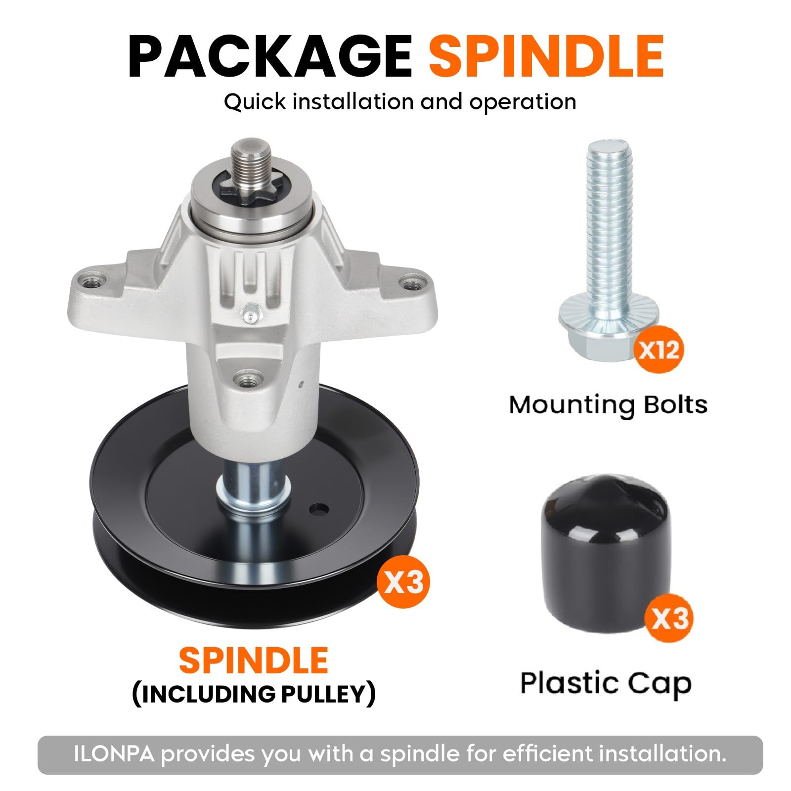 Amazon.com : (3 Pack) 918-0671 618-04608 Spindle Assembly Fits 54