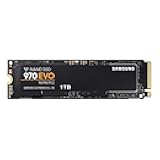 970 EVO SSD 1TB - M.2 NVMe Interface Internal Solid State Drive + 2mo Adobe CC Photography with V-NAND Technology (MZ-V7E1T0BW), Black/Red