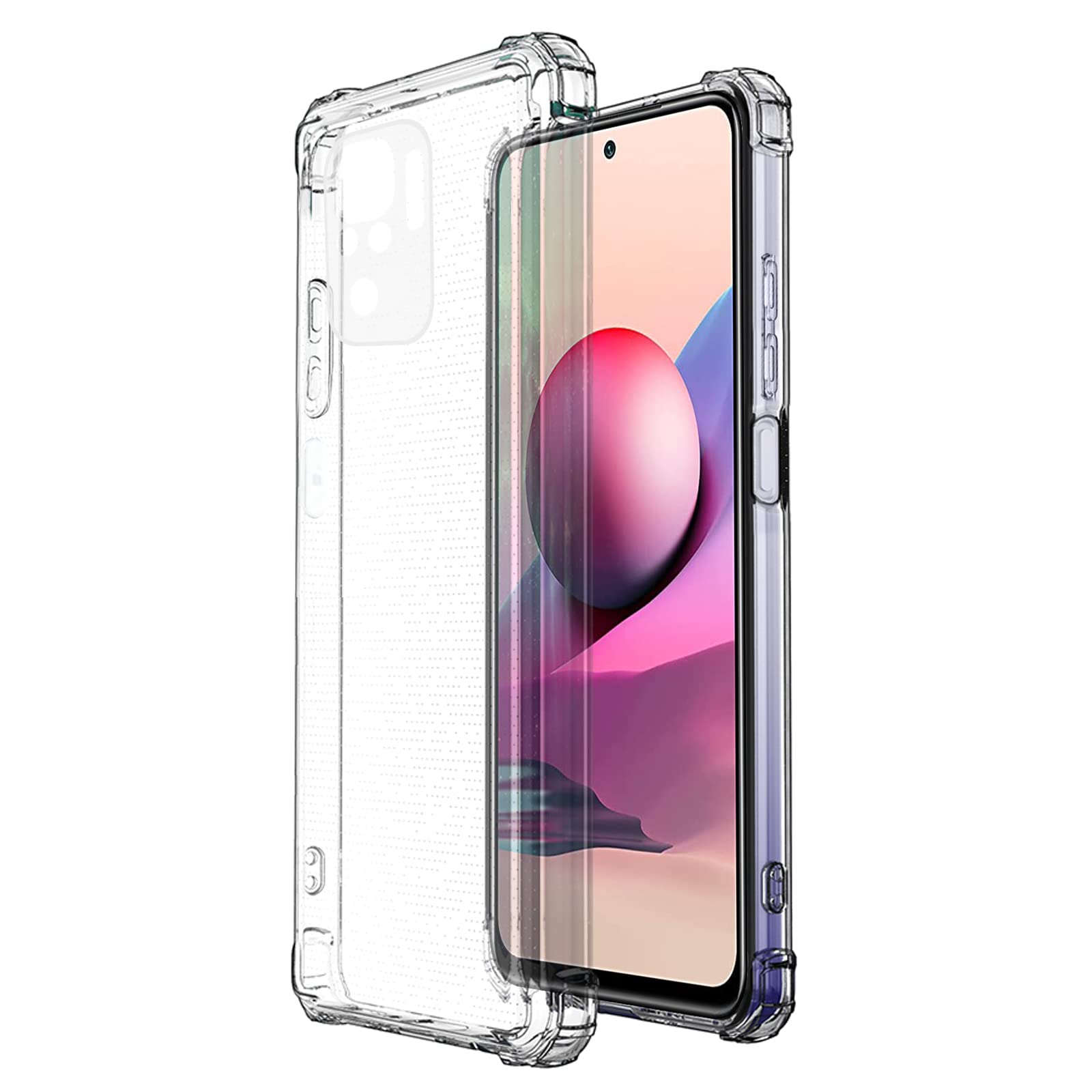 Amazon Brand - Solimo Silicone Mobile Back Cover for Redmi Note 10S (MI-NOTE10S-TPU-CLEAR_Clear) (B09JCCSBQF) Amazon Price History, Amazon Price Tracker