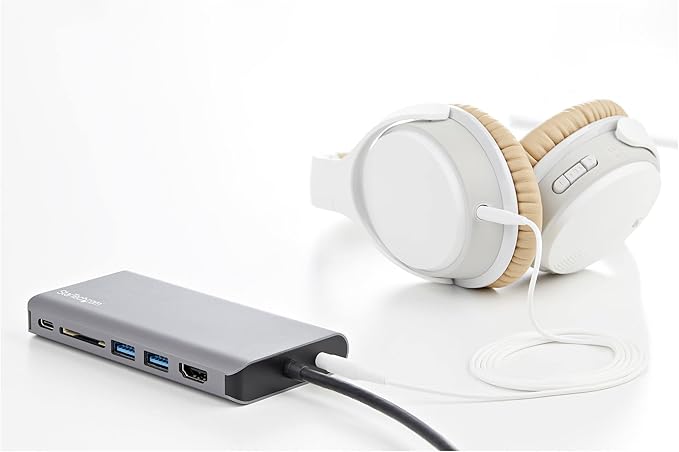 StarTech.com Adaptador USB C Multipuerto - Hub Viaje 8 en 1 con HDMI 4K o VGA miniatura 7