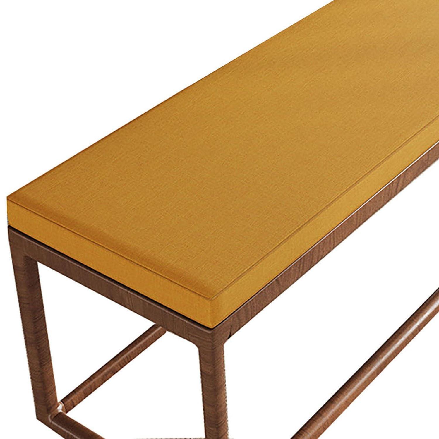 High-De Pianka z pamięcią kształtu, 2-, 3-osobowa, antypoślizgowa podkładka na stojak na buty, fortepian, jadalnia, okno, żółta, 100 x 50 x 5 cm, doskonały komfort i wsparcie