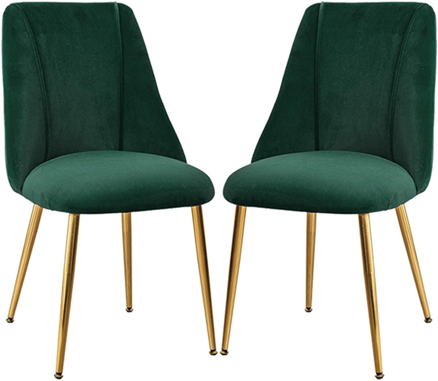 Chaise cuisine flanelle confortable pour repas en famille, lot de 2 sièges modernes