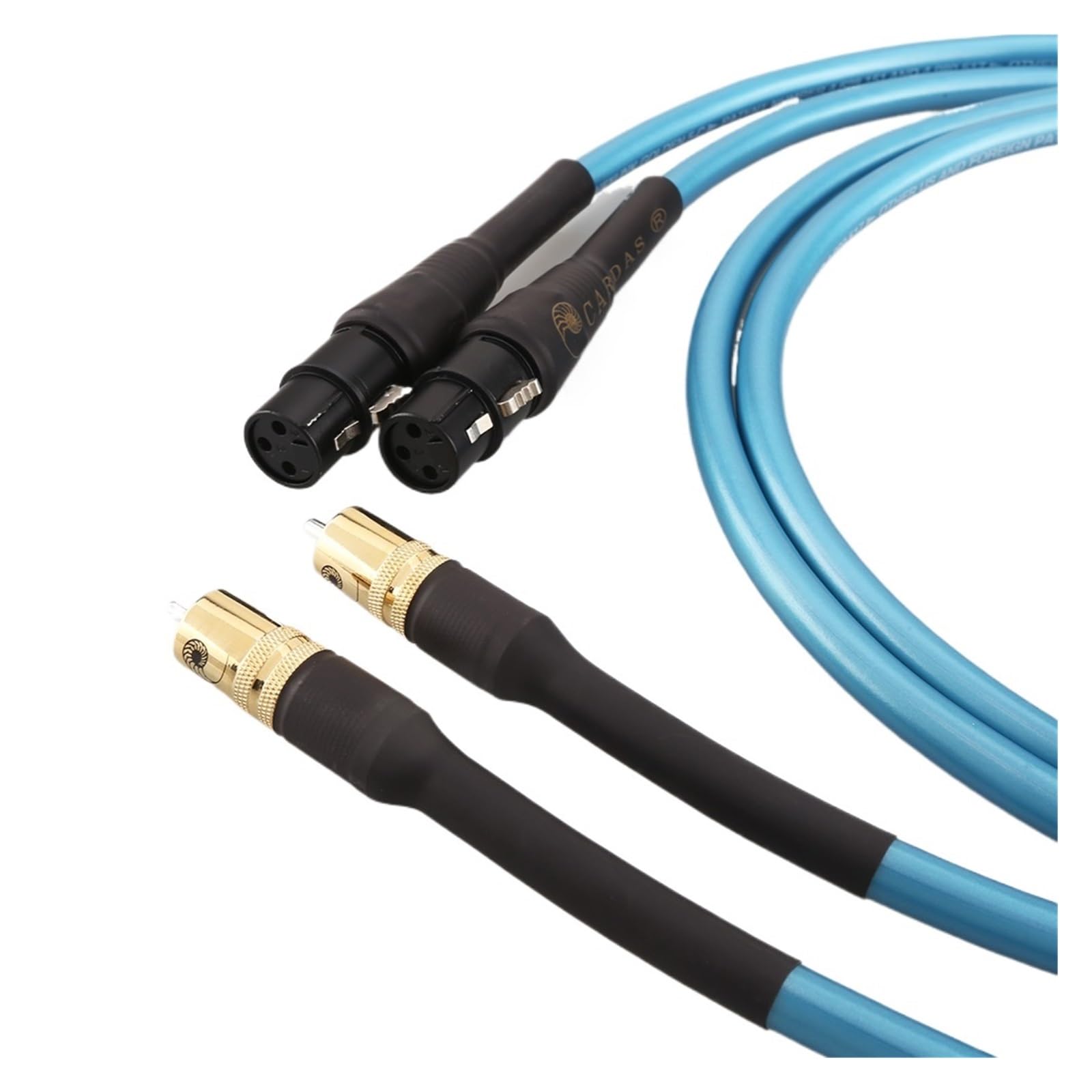 HiFi Cardas RCA To XLR Balanced Plug Audio Cable Cross Amplifier CD DVD Player Interconnect(RCA TO XLR FEMALE,0.5m)