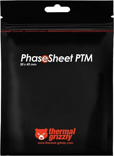 Thermal Grizzly PhaseSheet PTM 50x40 mm Pad termico CPU GPU - 8