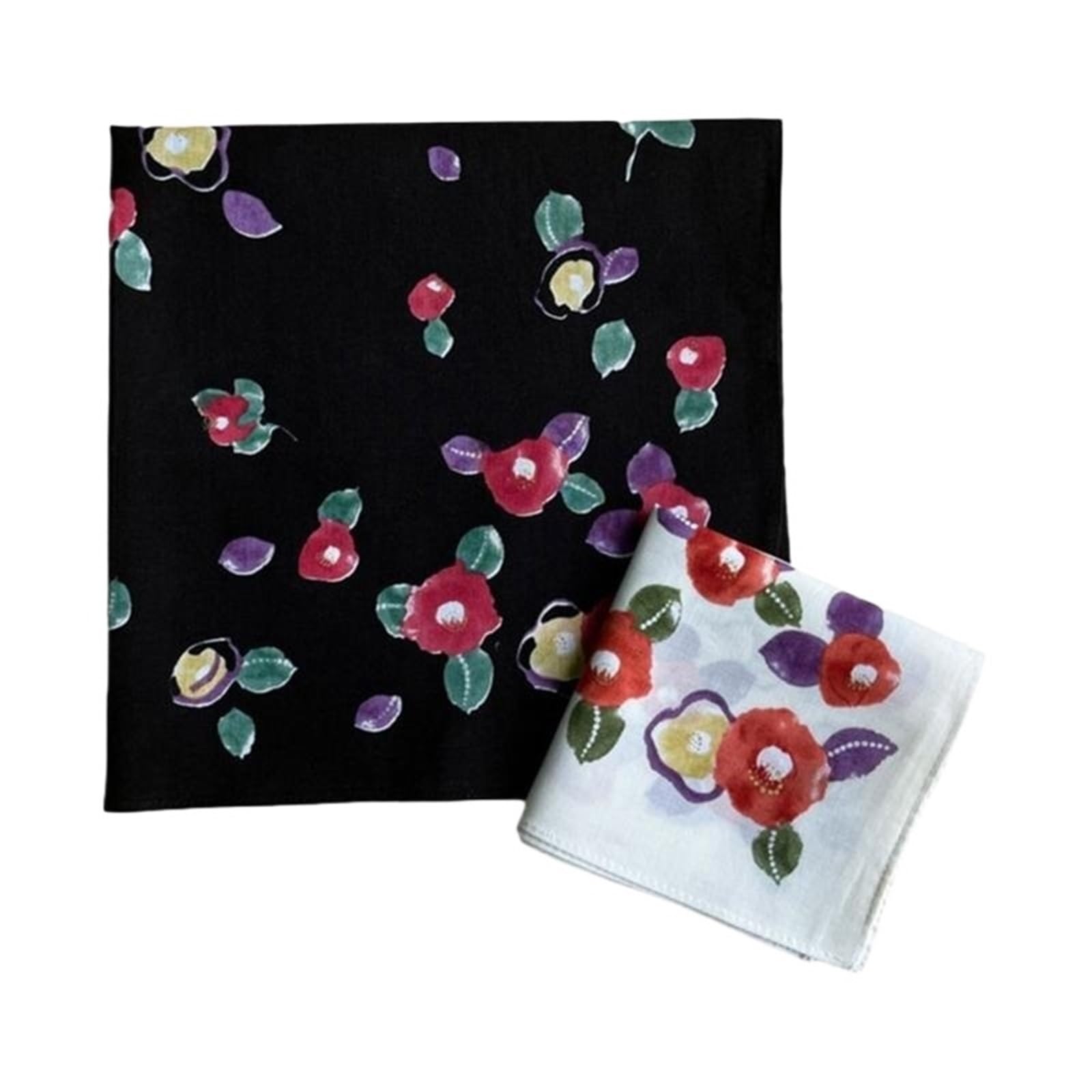 45x45cm Mädchen Frauen Gedruckt Taschentücher Bunte Tasche Blumenmuster Quadratische Hijab for Frau Stofftaschentücher(36PCS-F)