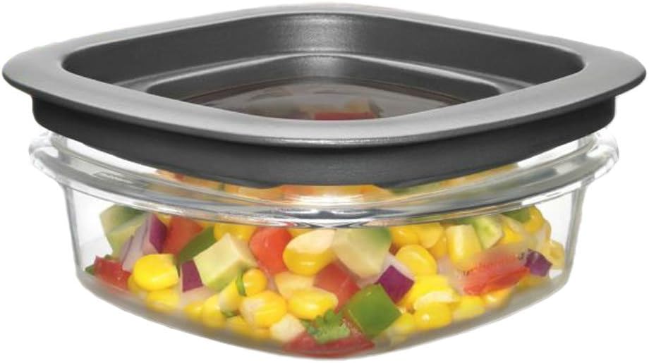Premier Food Storage Container, 1.25 Cup, Grey (Pack of 4)