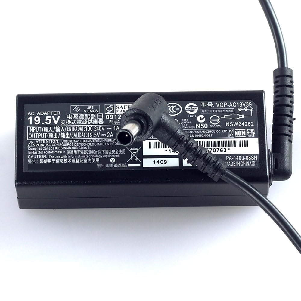 Amazon.com: New 19.5V 2A AC Adapter for Sony VAIO SVT131A11L