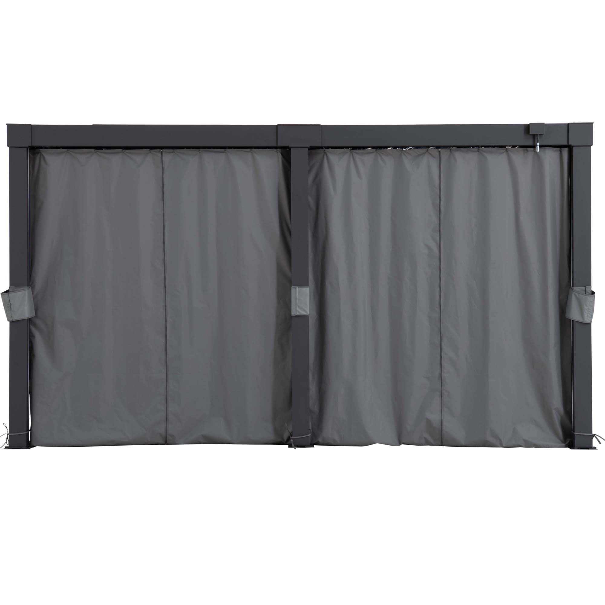 SUNJOY 6-Panel Waterproof Replacement Curtain Set for 3x4m Pergola & Gazebo — image 1