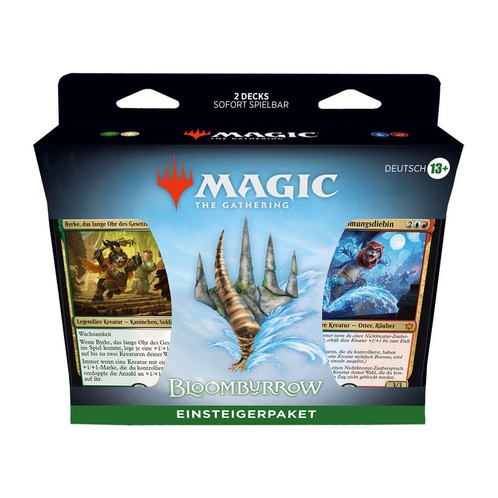 Magic: The Gathering Bloomburrow Starter Pack | Apprenez la Magie avec 2 Decks Bloomburrow | Jeu de Cartes à Collectionner pour Deux Joueurs à partir de 13 Ans (Version Allemande)