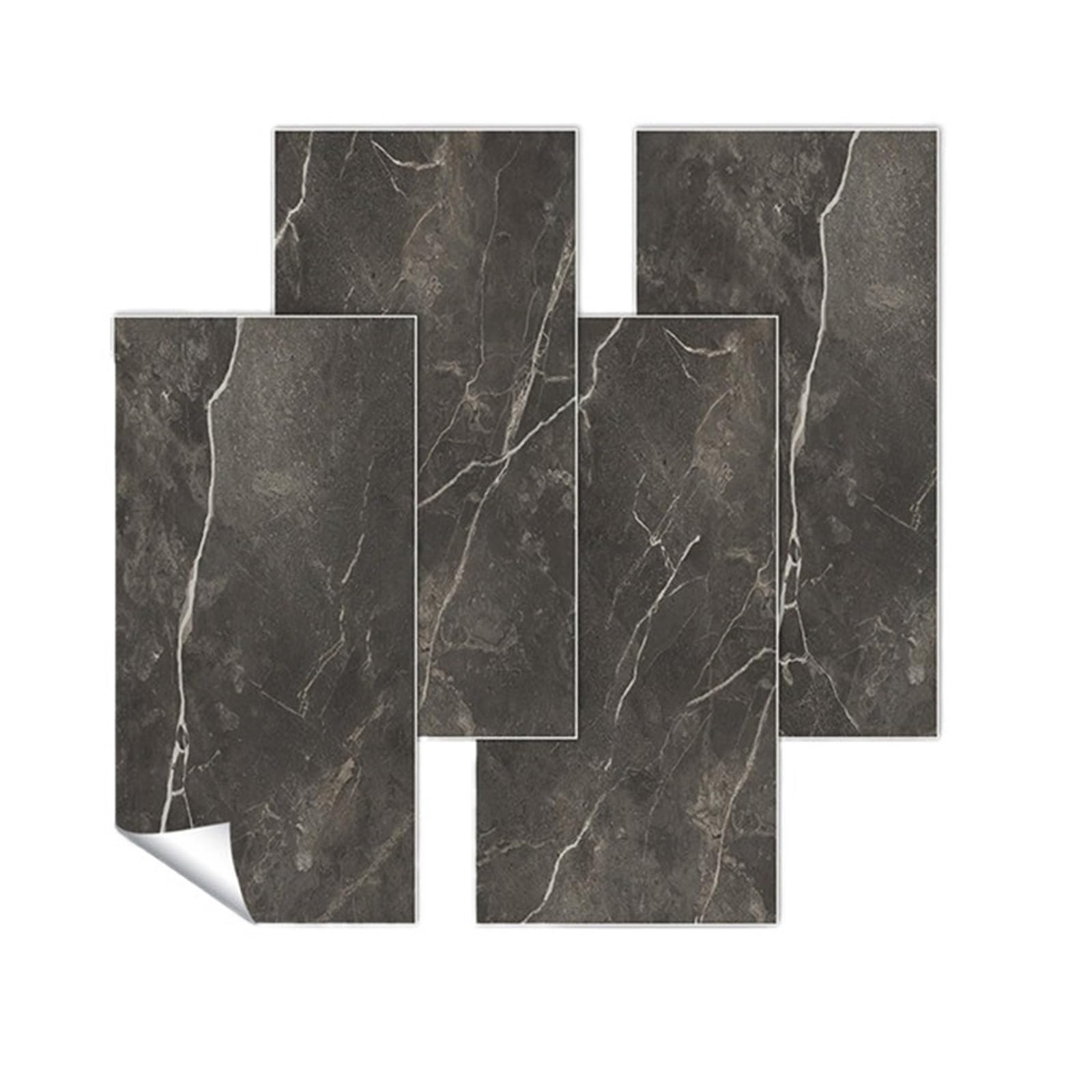 Azulejos autoadhesivos para paredes Adhesivo de pared mármol 30 x 60 cm, autoadhesivo, impermeable, personalizable, for cocina, salpicadero baño, revestimiento(Color 7)
