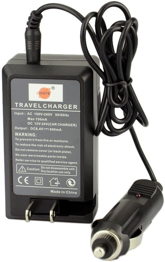 DSTE (2-Pack) D-Li109 Battery and Travel Charger Kit Compatible with Pentax K-R K-30 K-50 K-500 KR K30 K50 K500 K-S1 K-S2 K-70 Camera
