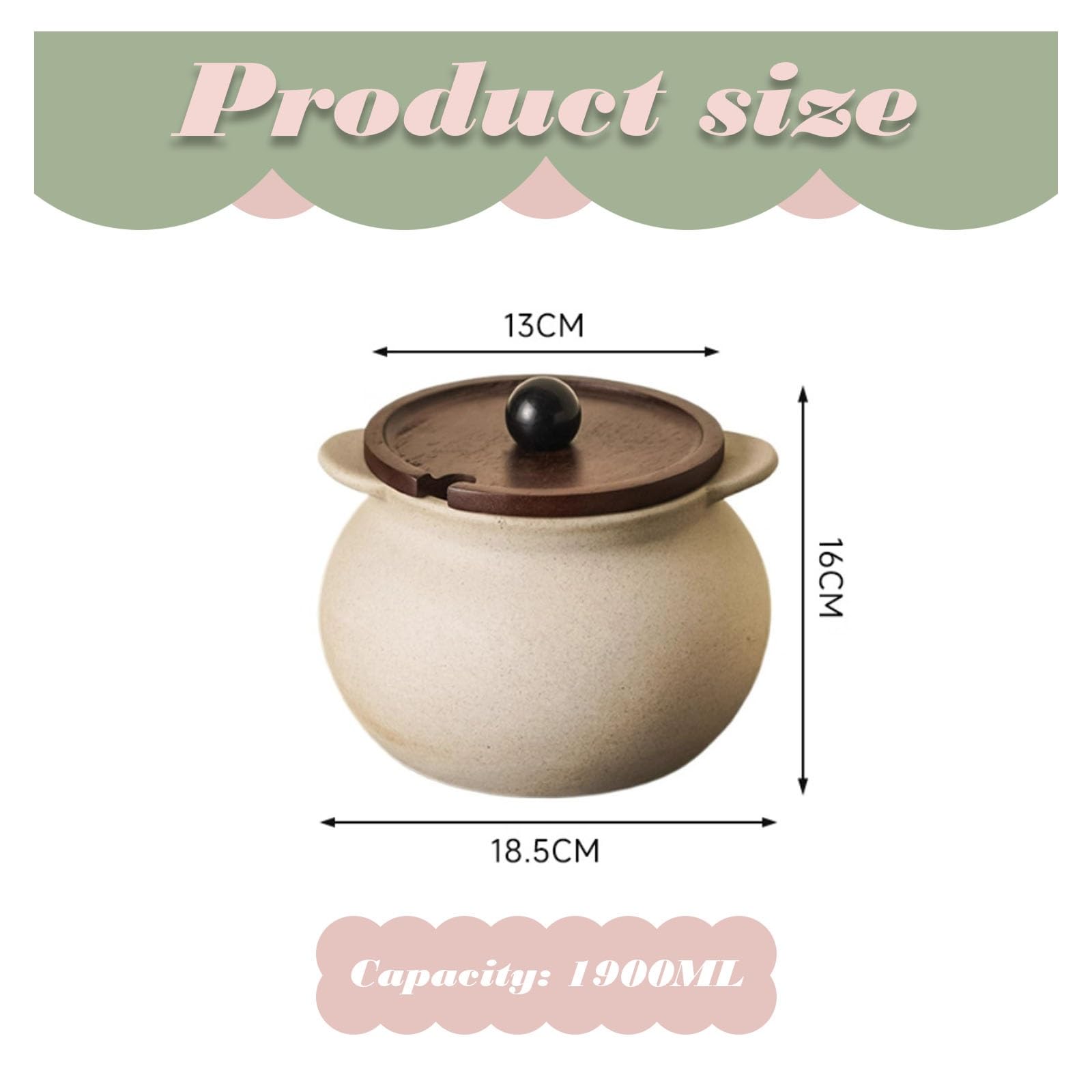 Zuccheriera in ceramica con coperchio e cucchiaio, barattolo vintage per zucchero da cucina, contenitore per condimenti, perfetto per uso domestico e ristorante