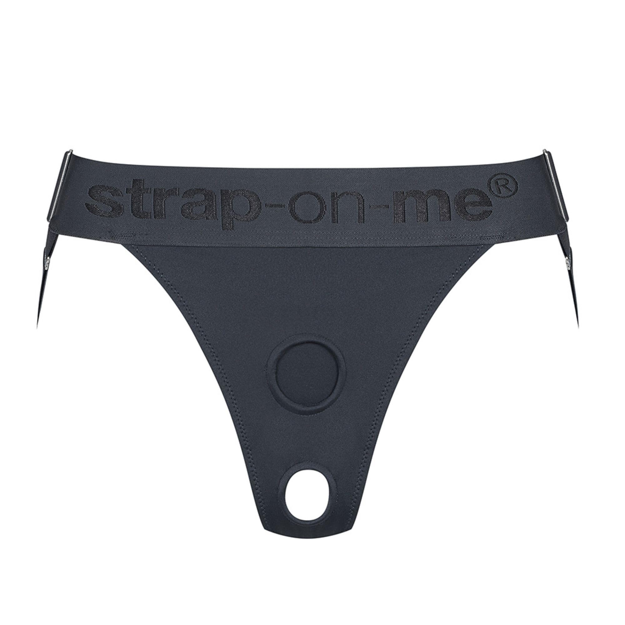 Strap-on-me Imbracatura Lingerie Unica: Cintura con Dildo per Donna – Effetto Seconda Pelle, Doppio Anello per Avventure Selvagge & Doppio Piacere – Compatibile con Dildo & Strap-On