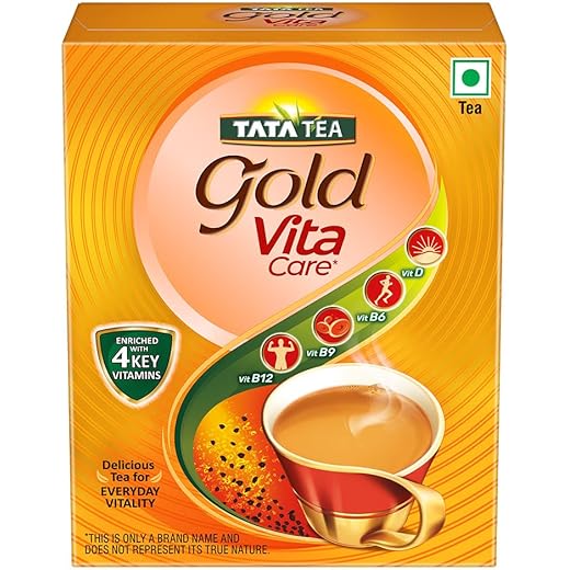 Tata Tea Gold VitaCare Tea with Power of 4 Vitamins Vitamin