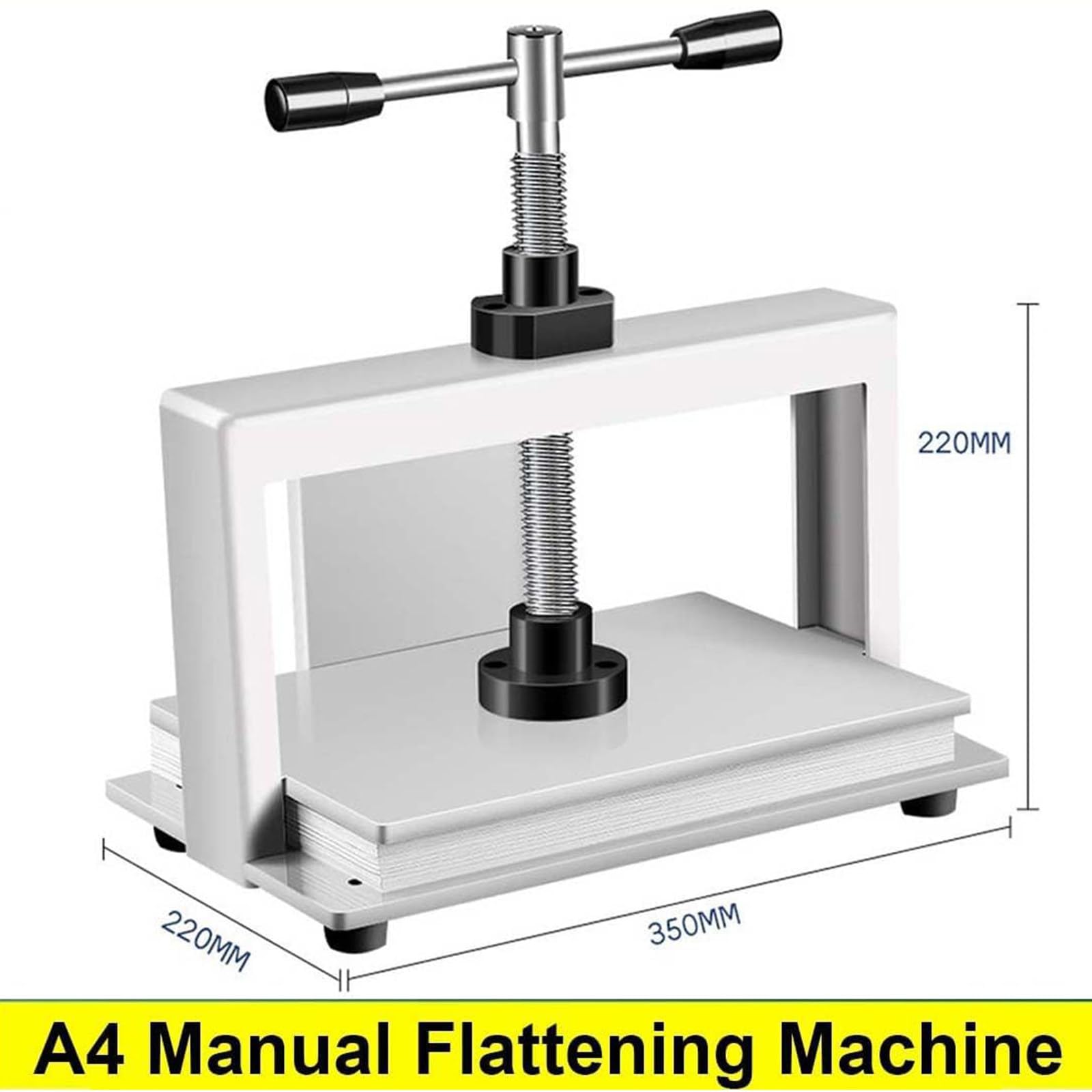 Raccoglitore manuale per fogli piatti, formato A4/A3, pressione 1500 kg, strumento per rilegatura documenti per uffici, scuole, francobolli e banconote