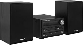 Panasonic SC-PM254EG-K - Micro con Sistema Hi-Fi (Bluetooth, Dab+, CD, FM, 20 W RMS), Color Negro