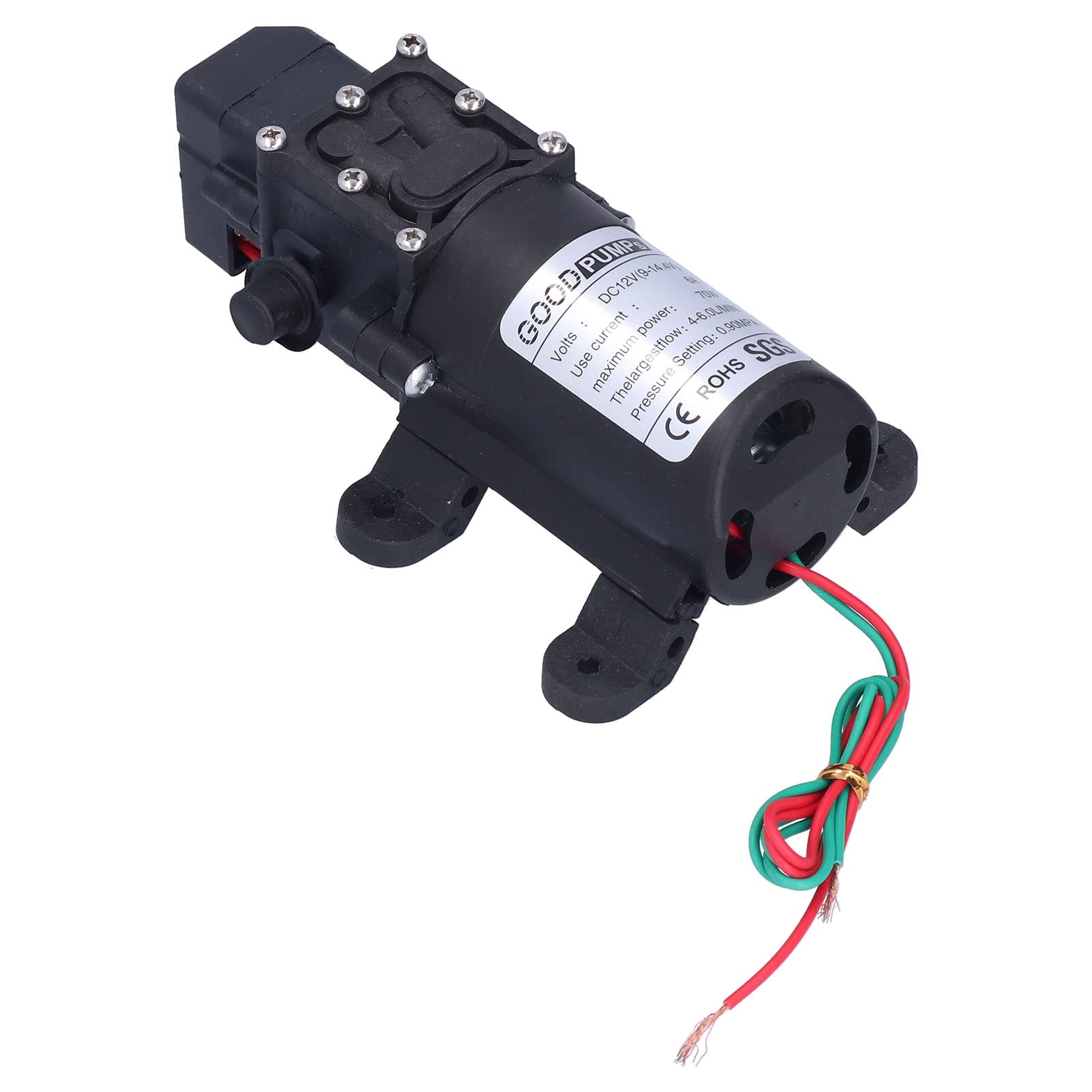 Bomba de diafragma autocebante de 12 V para conseguir un riego perfecto en su coche o jardín
