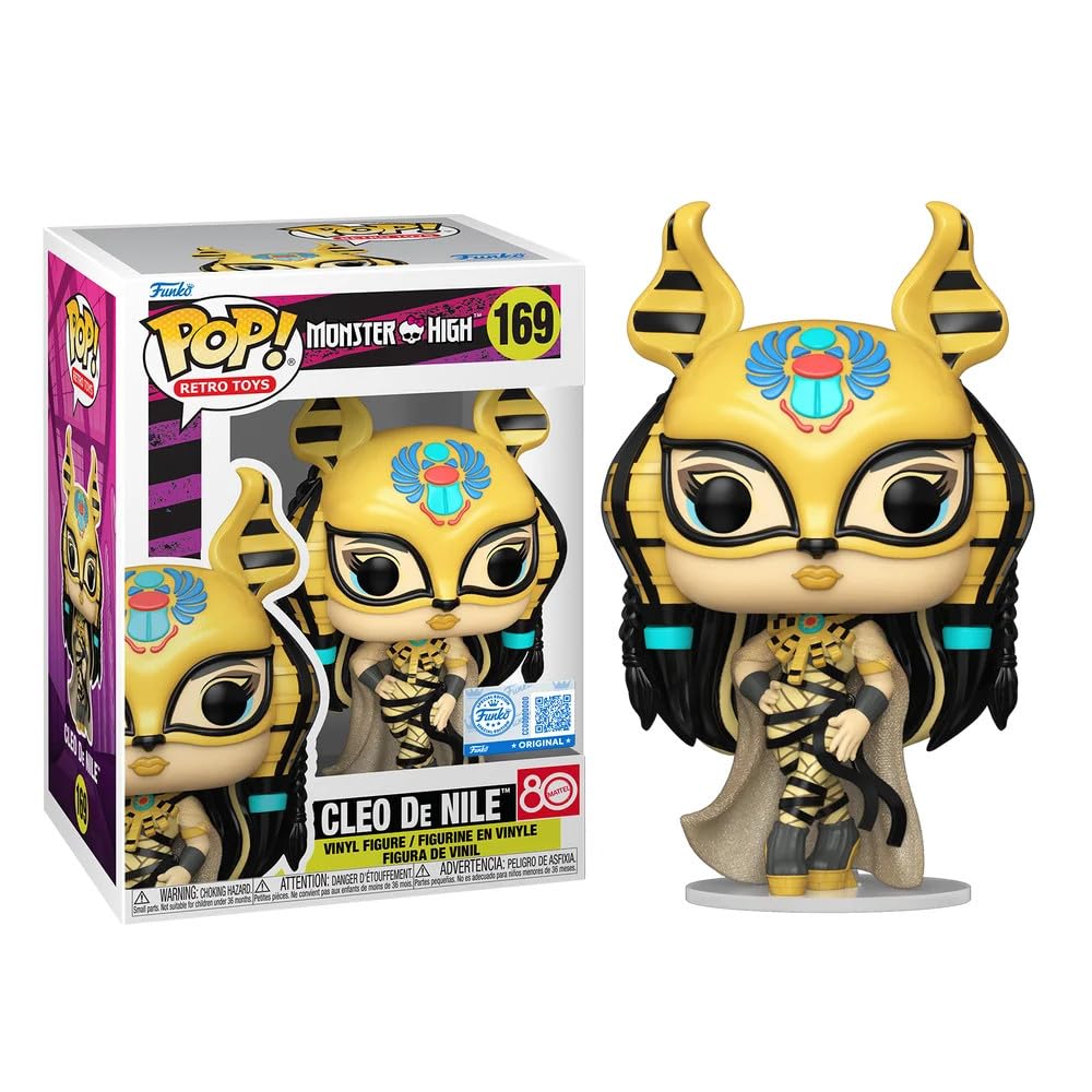 Funko POP! Cleo De Nile Monster High Haunt Couture Figurine en vinyle #169, collection exclusive, 12,4 cm de haut - Les Beatles, Paul McCartney, John Lennon, RIngo Starr, George Harrison Funko POP! Cleo De Nile Monster High Haunt Couture Figurine en vinyle #169, collection exclusive, 12,4 cm de haut