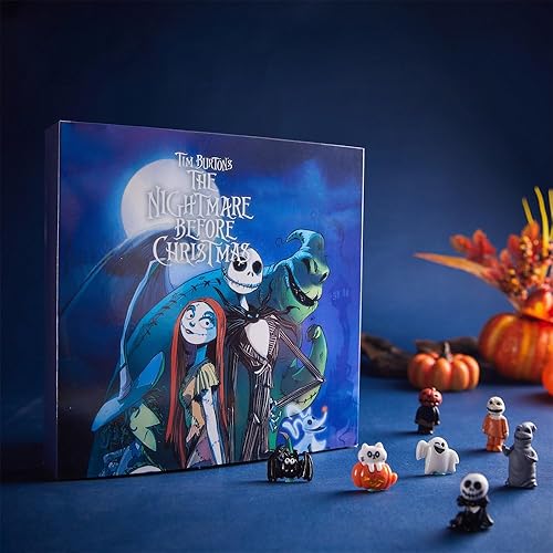 Calendario de Adviento de Halloween 2023  24 días de sorpresas espeluznantes para niños  Figuras de terror que no se repiten y regalos diarios