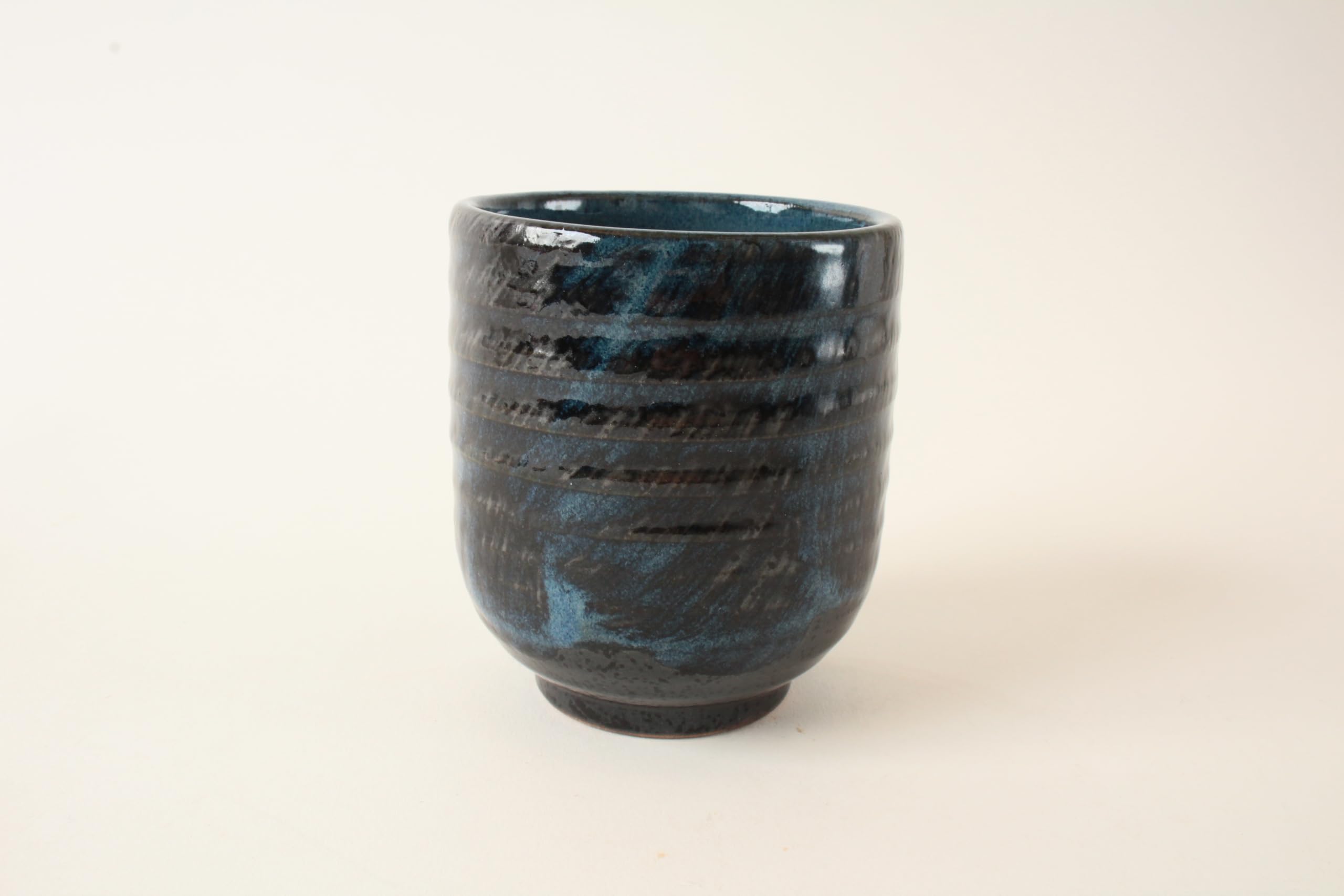 Mino ware MMY002 MMY002 Tazza da tè in ceramica giapponese Chawan Chubby 297,7 g, prodotta in Giappone (importazione giapponese)