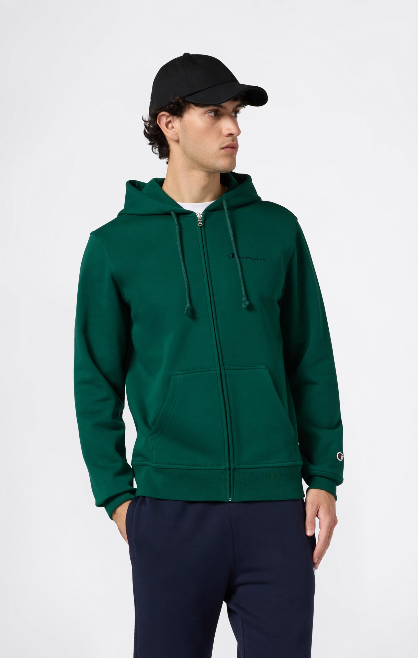 Champion Męska bluza z kapturem, wewnętrzna pluszowa ikona, 221794