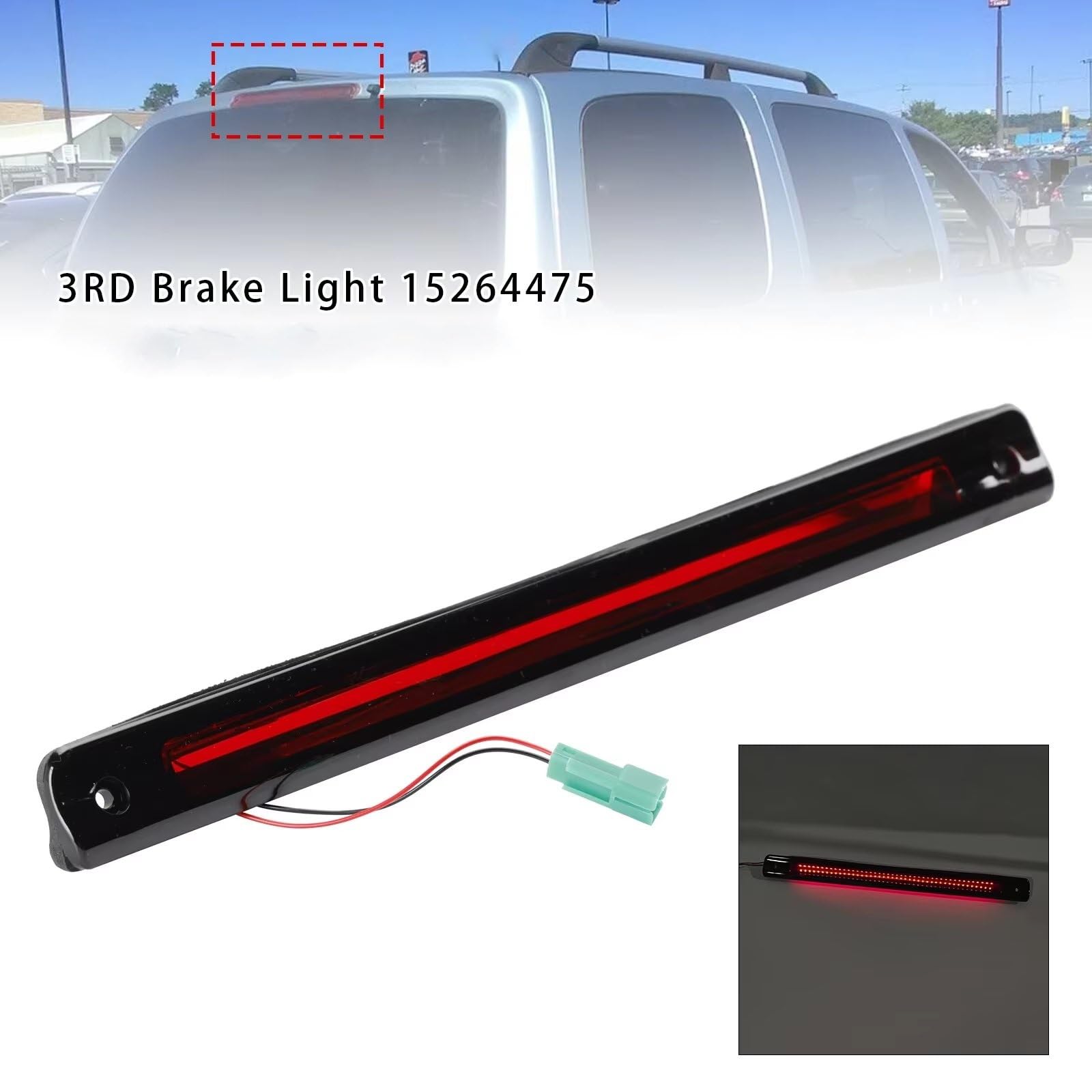 Indicatori di Direzione Per Buick Per Terraza 2005-2007 Lampada Avvertimento Freno Terzo Fanale Posteriore Luce Stop Montata Per Alto 15264475 5978343 Indicatore Laterale