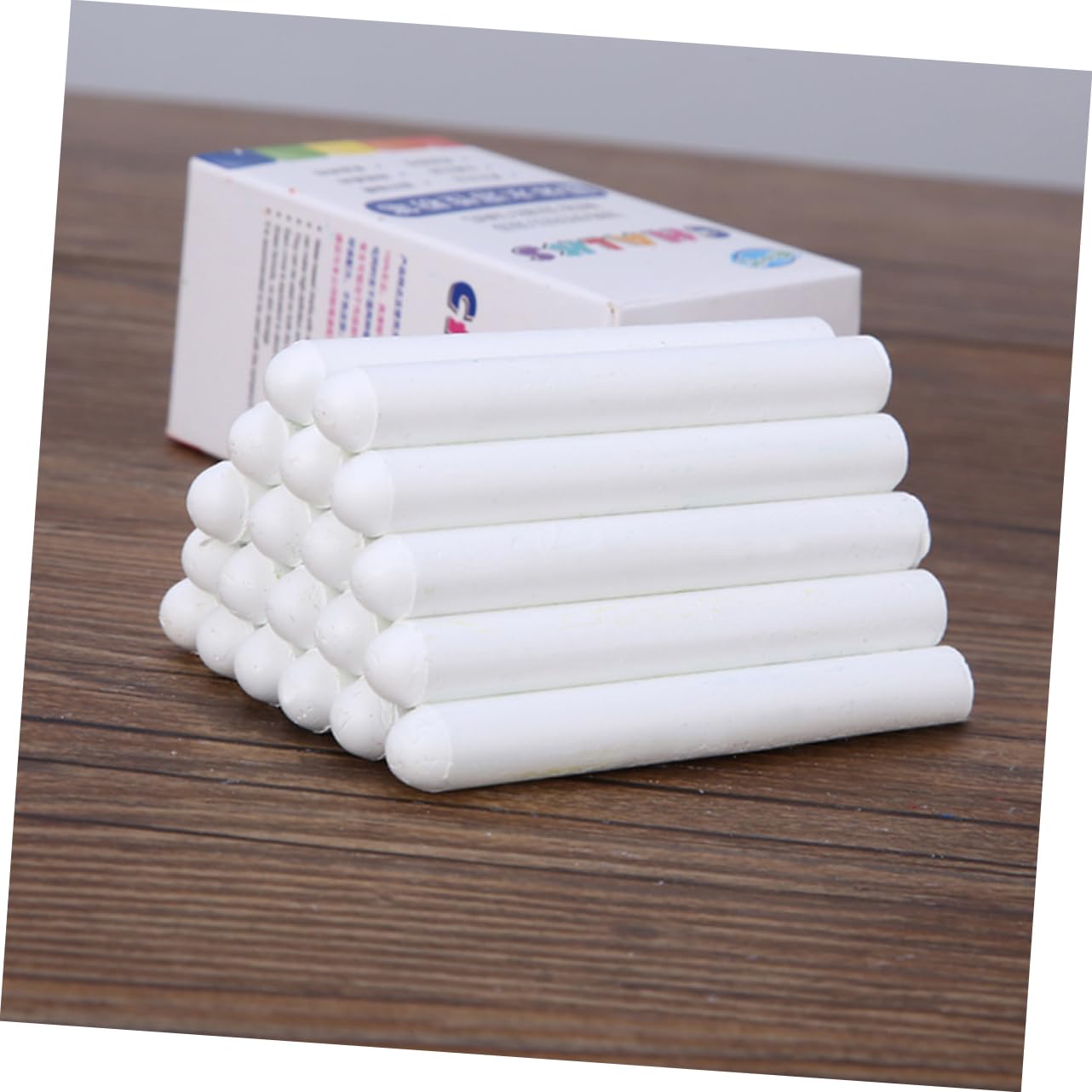 STOBOK 40pièces Craies Sans Poussière Lavables Craies Blanches Pour Garçon Fille Pour Dessin Et Enseignement Tableau Et Trottoirs