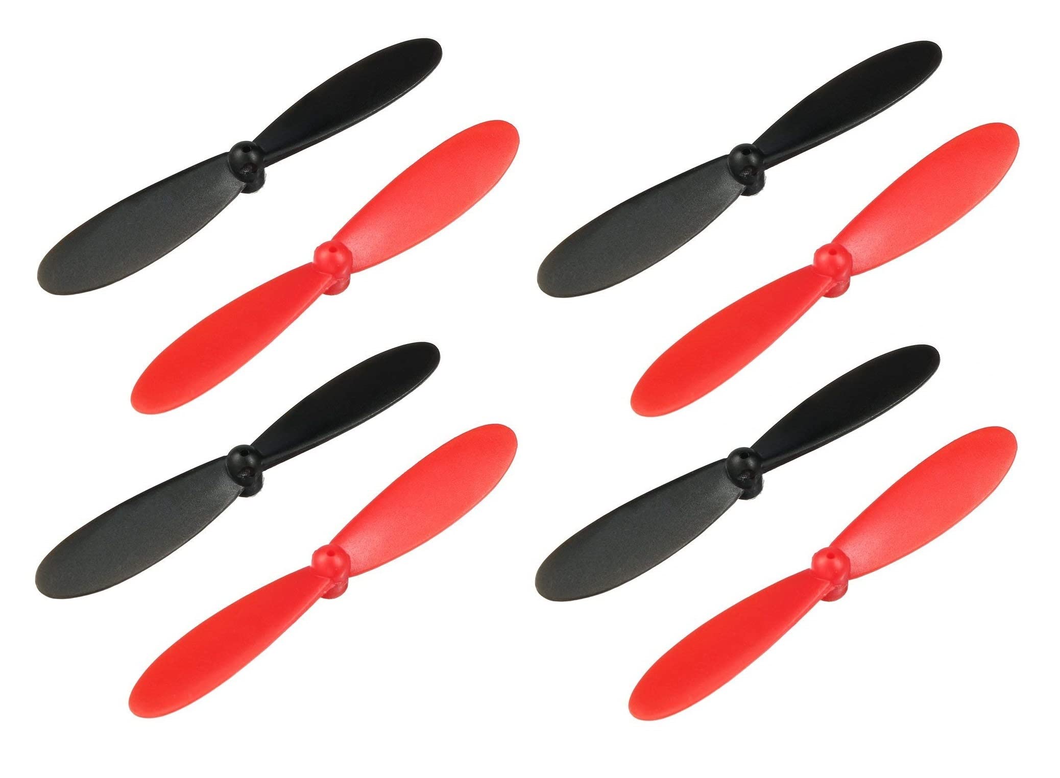 4pair 55mm 5cm Reverse Paddle Aircraft Propeller Blades For 720, 820 Coreless Motor Helicopter Toys Quadcopter RC Spare Parts Accessories