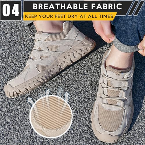 Image of Steel Toe Shoes for Women Men - Lightweight Slip Resistant Safety Work Shoe with Impact & Puncture Resistance for Protection