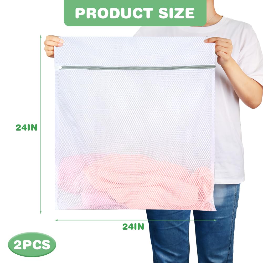 Honeycomb Mesh Laundry Bags - Protect Delicates -2 Honeycomb Mesh Laundry Bags - Protect Delicates -2