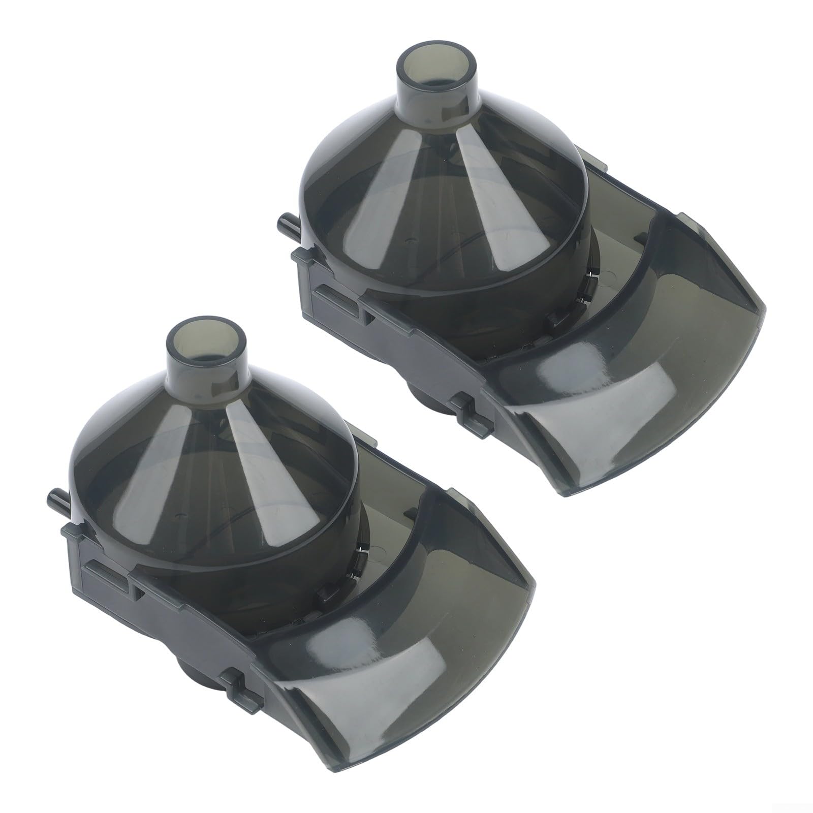 Juego de 2 embudos de leche en polvo para espumador de leche Baby Brezza, material PP, fácil instalación y limpieza, compacto y portátil, accesorios para máquinas de preparación de leche