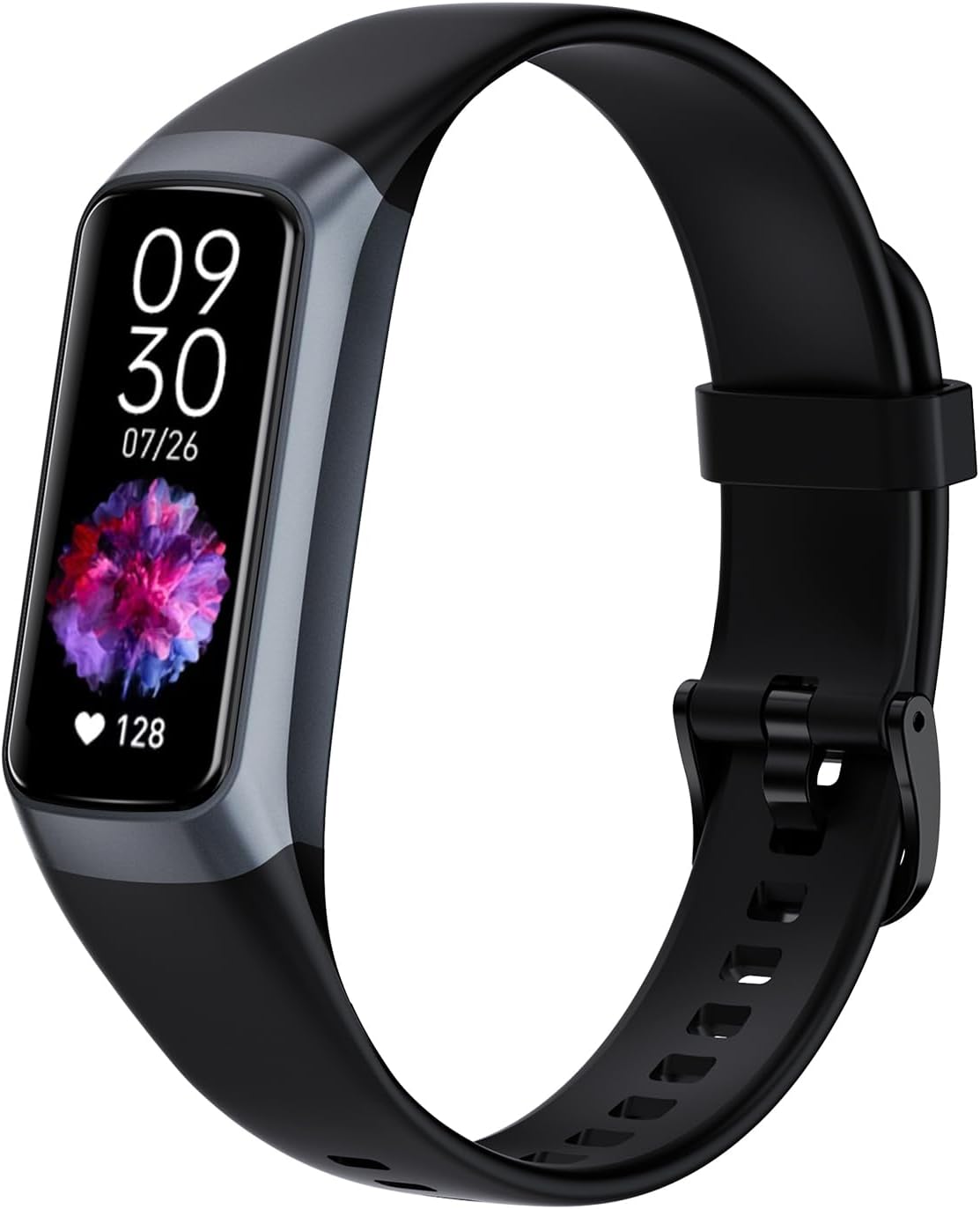 TROTY Fitness Tracker with Heart Rate/Blood Oxygen/Sleep Monitor, 20+ Sports Modes Smart Watches for Women/Men, Activity & Step Tracker Smart Watch for Android/iOS Phones (Black)